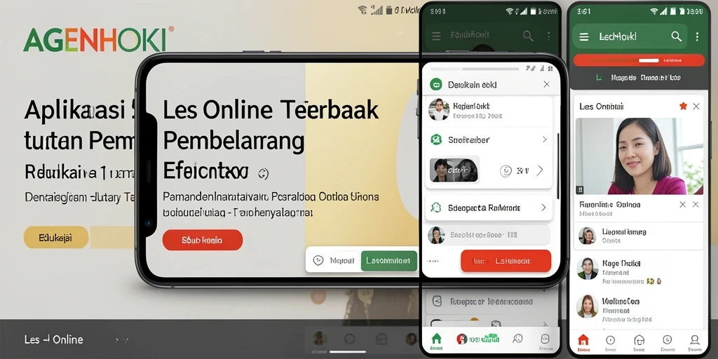 Tampilan antarmuka AGENHOKI yang modern dan ramah pengguna.