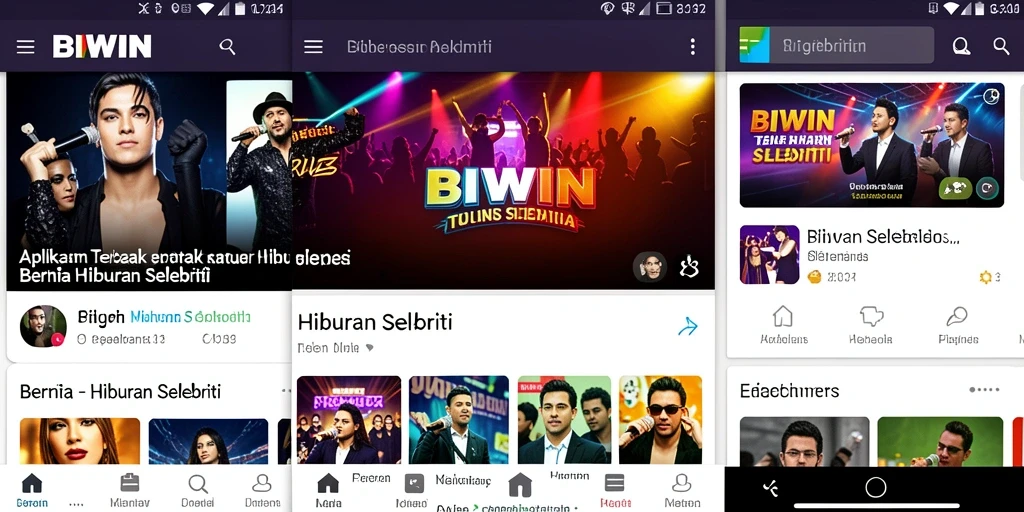 Tampilan antarmuka aplikasi BIWIN yang menarik dan informatif.