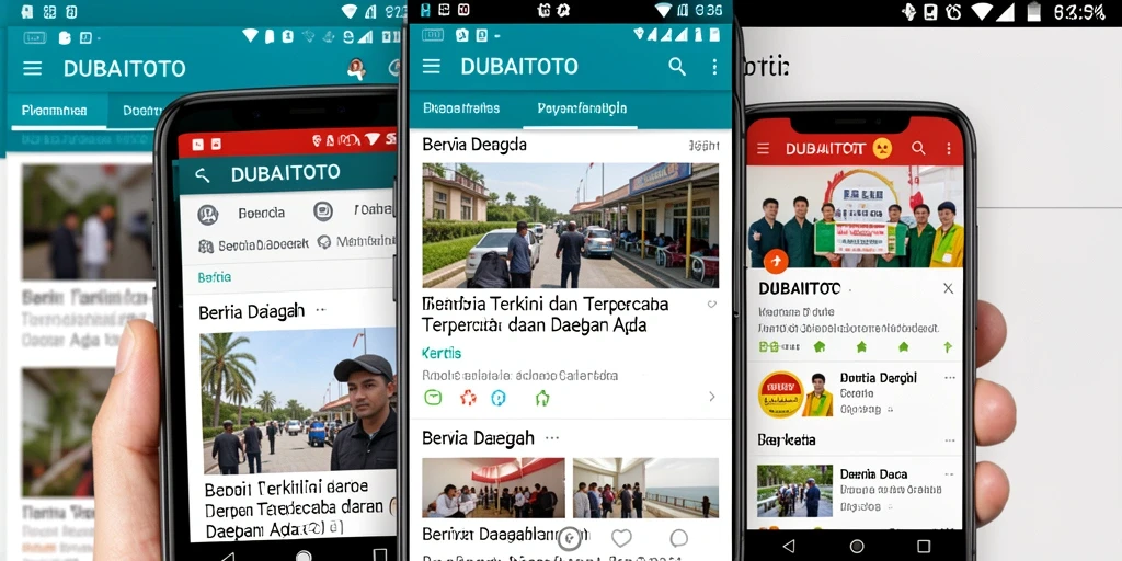 Tampilan antarmuka DUBAITOTO yang menarik dan informatif.