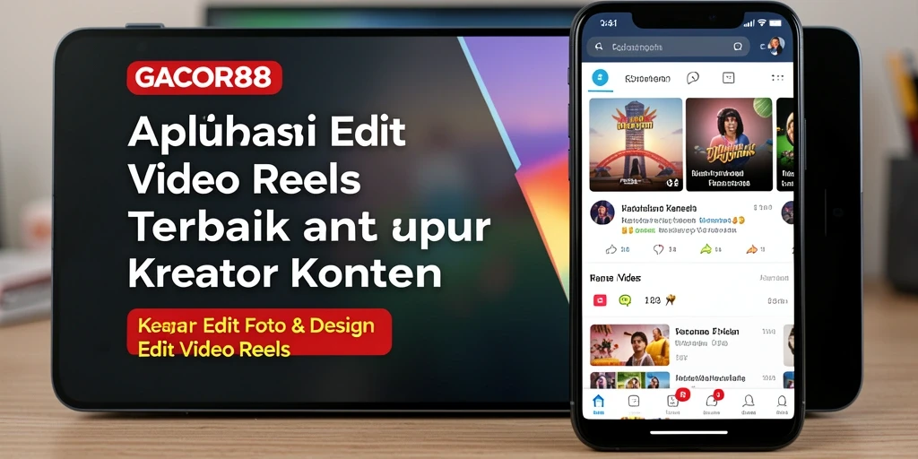 Tampilan antarmuka GACOR88 saat mengedit video reels dengan efek yang menarik.