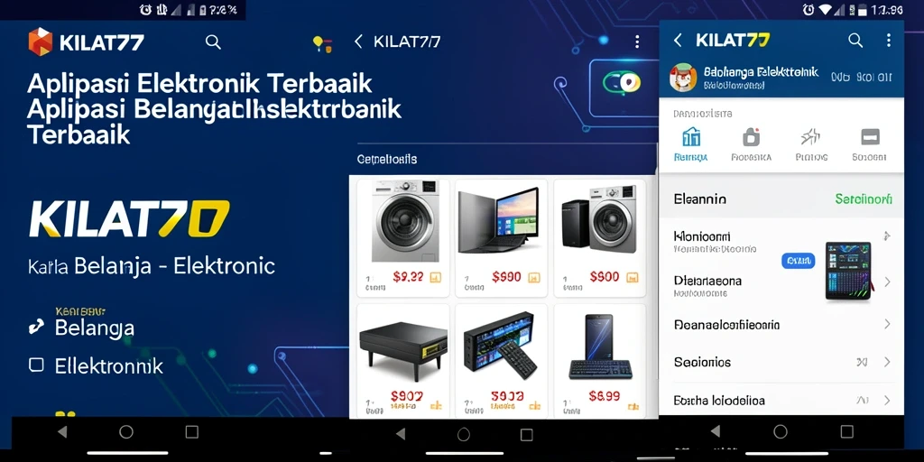 Screenshot KILAT77 menampilkan antarmuka menarik untuk berbelanja elektronik.