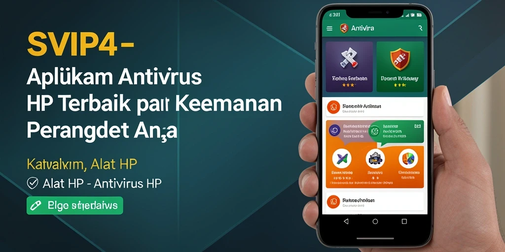 Antarmuka SVIP4 yang bersih dan fungsional untuk perlindungan antivirus.