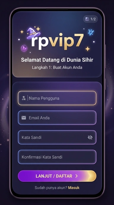 Panduan Registrasi Akun Baru rpvip7 di Android