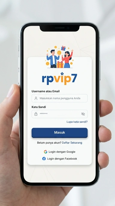 Cara Masuk Akun rpvip7 di Android